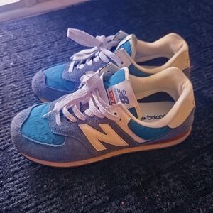 New Balance 574Teal and Gray Sneakers